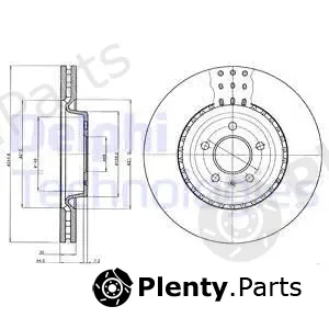 Delphi BG9110C-18B1 — Brake Disc