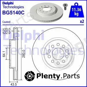 Delphi BG5140C — Brake Disc