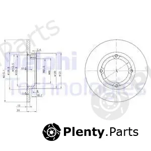 Delphi BG2400 — Brake Disc