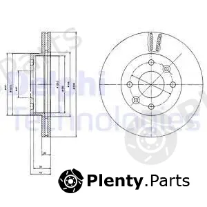 Delphi BG2371 — Brake Disc