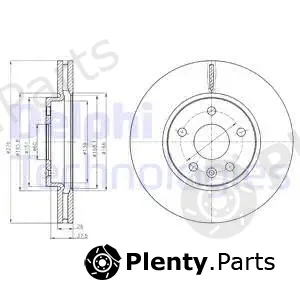 Delphi BG4191-C — Brake Disc