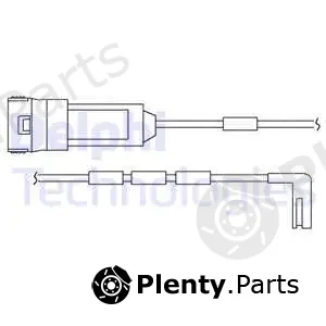Delphi LZ0125 — Warning Contact, brake pad wear