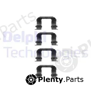 Delphi LX0349 — Accessory Kit, disc brake pad
