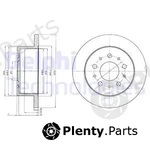 Delphi BG4061 — Brake Disc