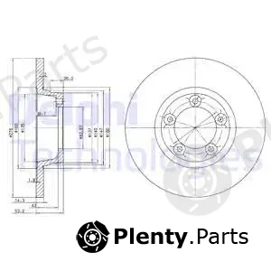 Delphi BG2159 — Brake Disc