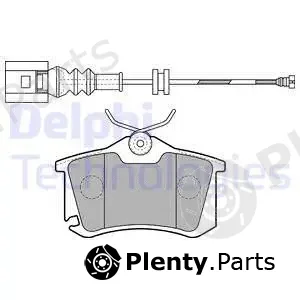 Delphi LP1815 — Brake Pad Set, disc brake