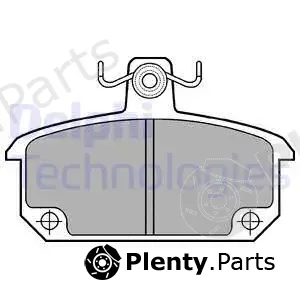 Delphi LP168 — Brake Pad Set, disc brake