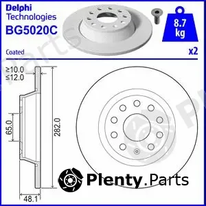 Delphi BG5020C-18B1 — Brake Disc