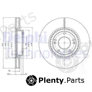 Delphi BG4251 — Brake Disc
