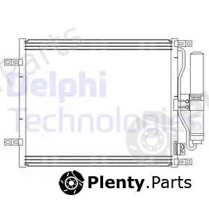 Delphi CF20245 — Condenser, air conditioning