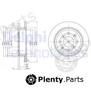 Delphi BG2538 — Brake Disc