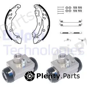 Delphi 1077 — Brake Shoe Set