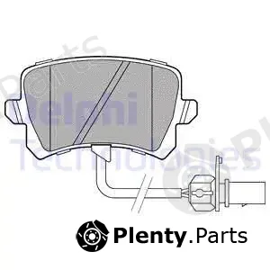 Delphi LP3141 — Brake Pad Set, disc brake