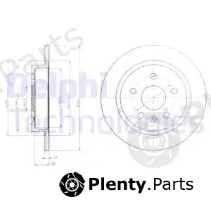 Delphi BG4188C — Brake Disc