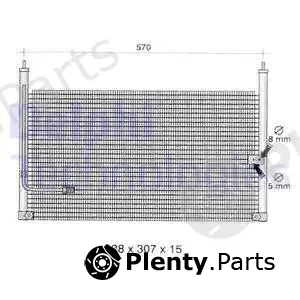 Delphi TSP0225317 — Condenser, air conditioning