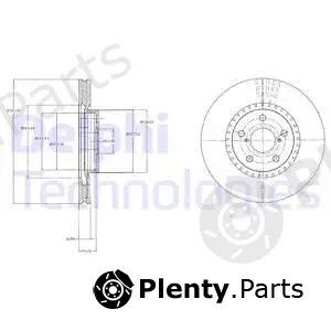 Delphi BG9074 — Brake Disc