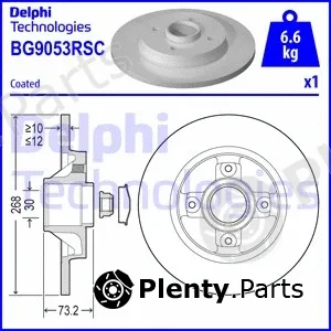 Delphi BG9053RSC — Brake Disc