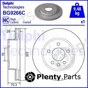 Delphi BG9266C — Brake Disc
