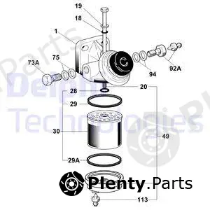 Delphi 6260B610B — Fuel Filter