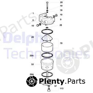 Delphi 5836B120 — Fuel Filter