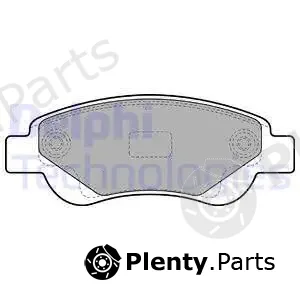 Delphi LP1949 — Brake Pad Set, disc brake