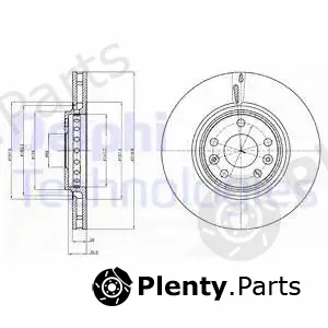 Delphi BG4266 — Brake Disc