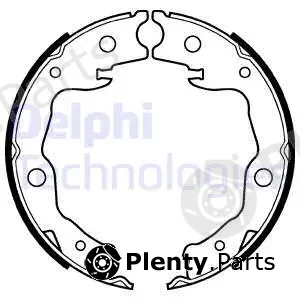 Delphi LS2116 — Brake Shoe Set, parking brake