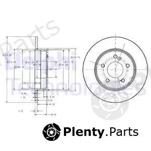Delphi BG3326 — Brake Disc