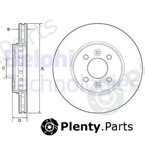 Delphi BG4536 — Brake Disc