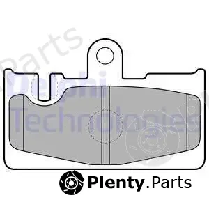 Delphi LP1690 — Brake Pad Set, disc brake