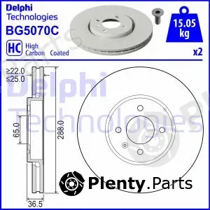 Delphi BG5070C — Brake Disc