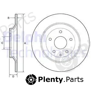 Delphi BG4567 — Brake Disc