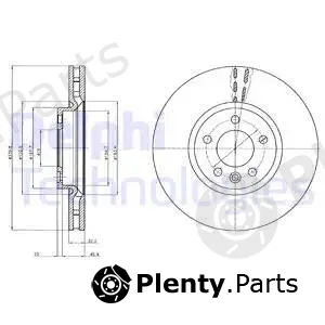 Delphi BG9106 — Brake Disc