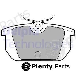Delphi LP522 — Brake Pad Set, disc brake