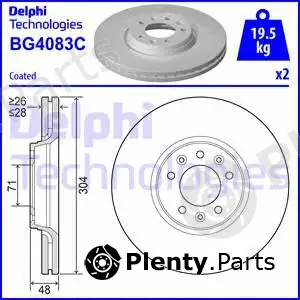 Delphi BG4083C — Brake Disc