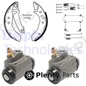 Delphi 921 — Brake Shoe Set