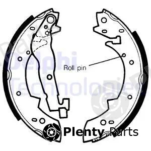 Delphi LS1233 — Brake Shoe Set