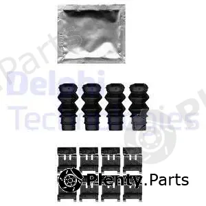 Delphi LX0631 — Accessory Kit, disc brake pad