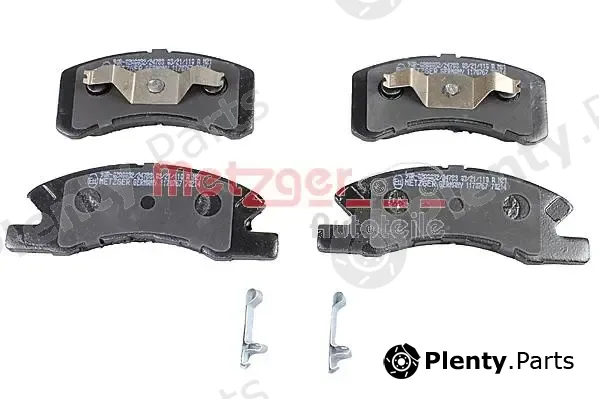 Metzger 1170767 — Brake Pad Set, disc brake