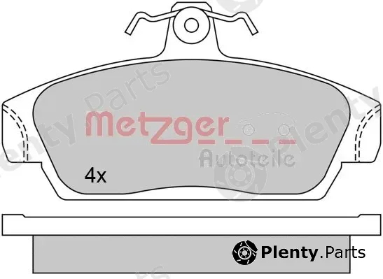 Metzger 1170514 — Brake Pad Set, disc brake