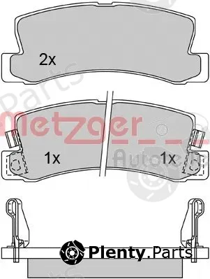 Metzger 1170277 — Brake Pad Set, disc brake