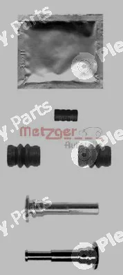 Metzger 113-1317X — Guide Sleeve Kit, brake caliper GREENPARTS