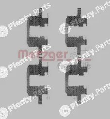 Metzger 109-1711 — Accessory Kit, disc brake pad