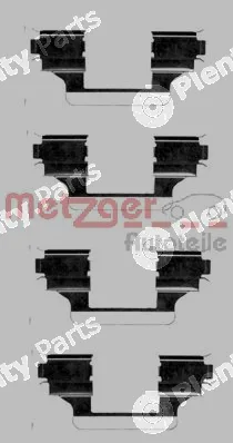 Metzger 109-1656 — Accessory Kit, disc brake pad