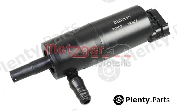 Metzger 2220113 — Washer Fluid Pump, headlight cleaning