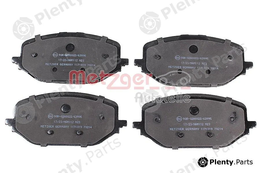Metzger 1171019 — Brake Pad Set, disc brake GREENPARTS