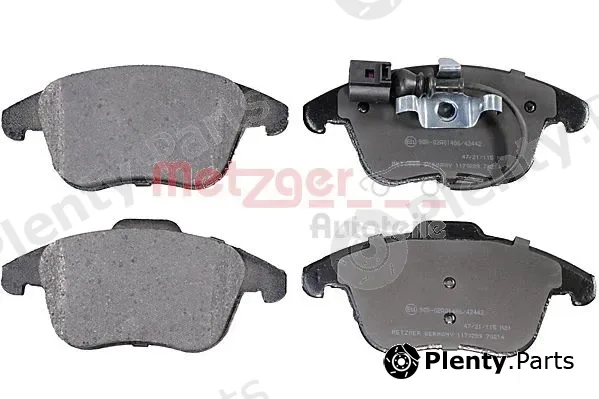 Metzger 1170289 — Brake Pad Set, disc brake