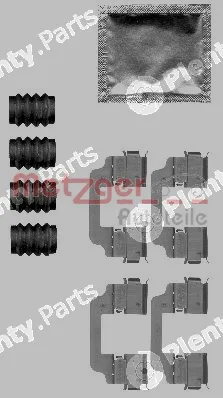 Metzger 109-1828 — Accessory Kit, disc brake pad GREENPARTS