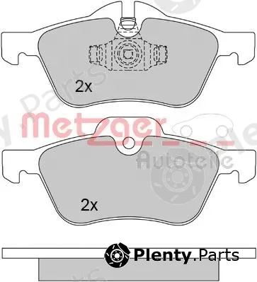 Metzger 1170189 — Brake Pad Set, disc brake