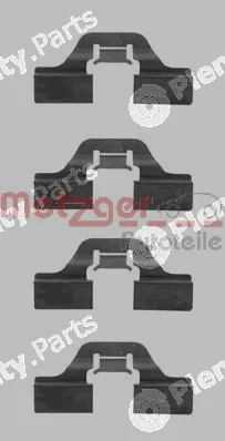 Metzger 109-1211 — Accessory Kit, disc brake pad GREENPARTS